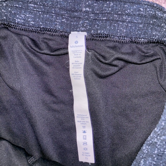 Womans Small Lulu Lemon Athletic Shorts - blue - Picture 3 of 3